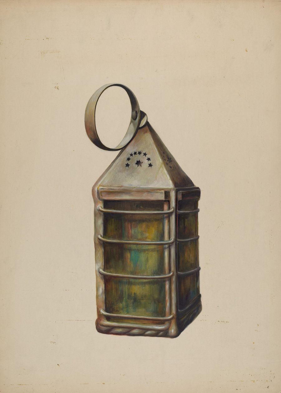Lámpás, c. 1938. alkotó: Walter Hochstrasser