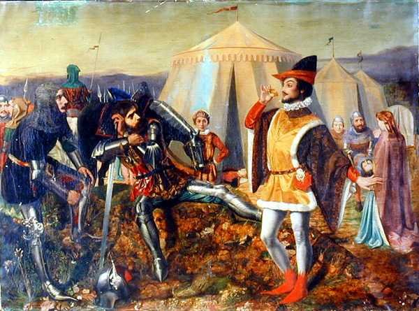 A francia Dauphin (olaj, vászon) alkotó: Walter Howell (attr. to) Deverell
