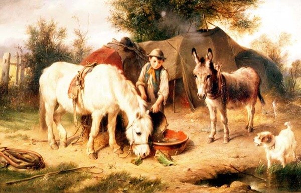 A cigánytábor alkotó: Walter Hunt