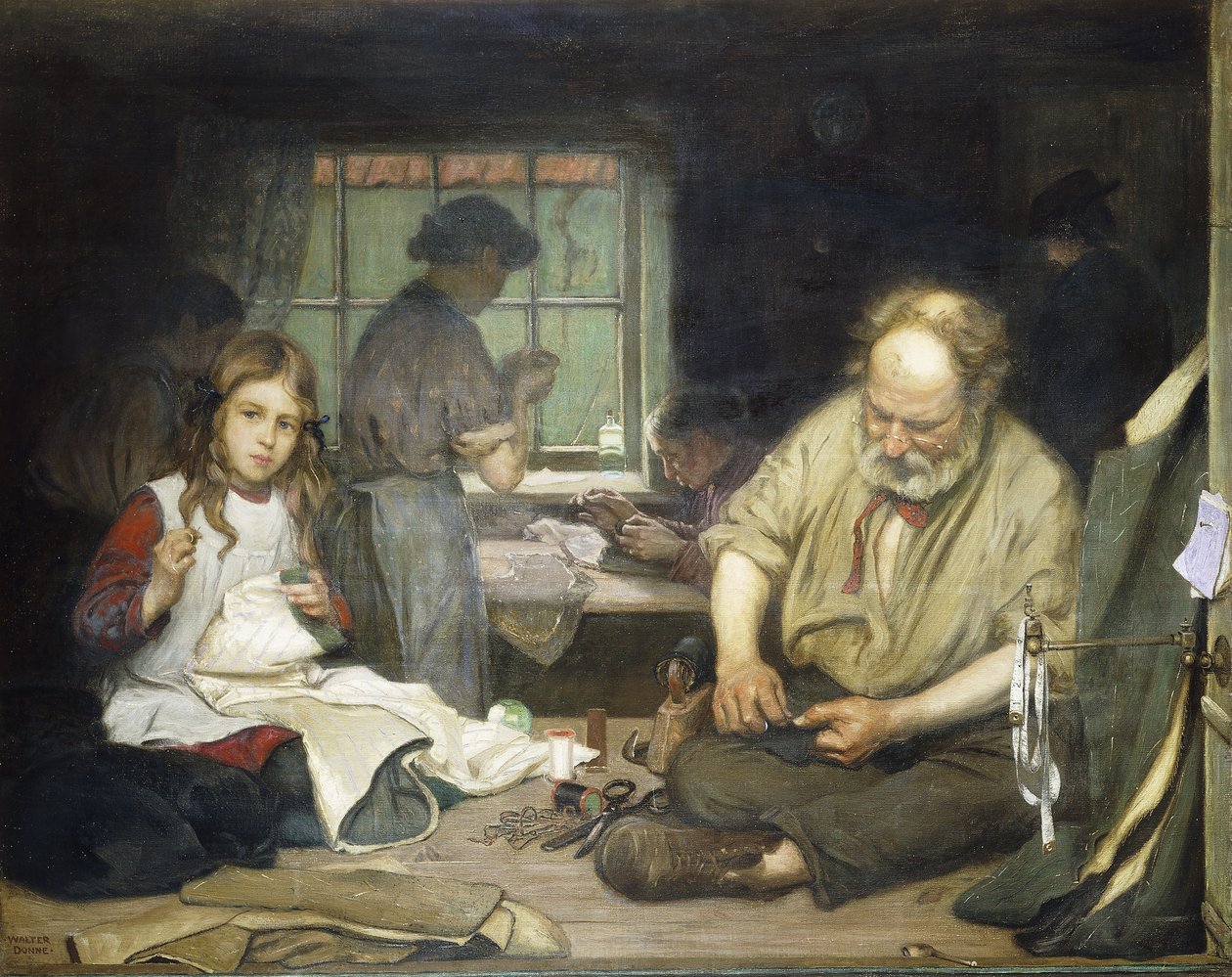 Stitch Stitch, Egy londoni szabó otthona alkotó: Walter J. Donne