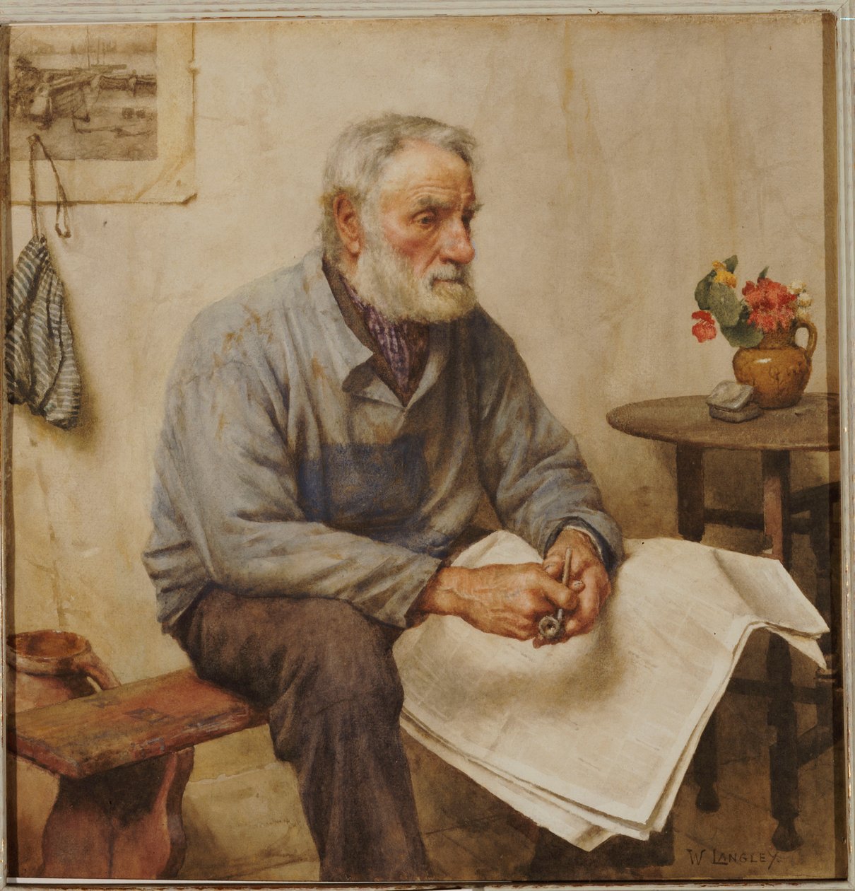 Egy Pillanat Pihenés alkotó: Walter Langley