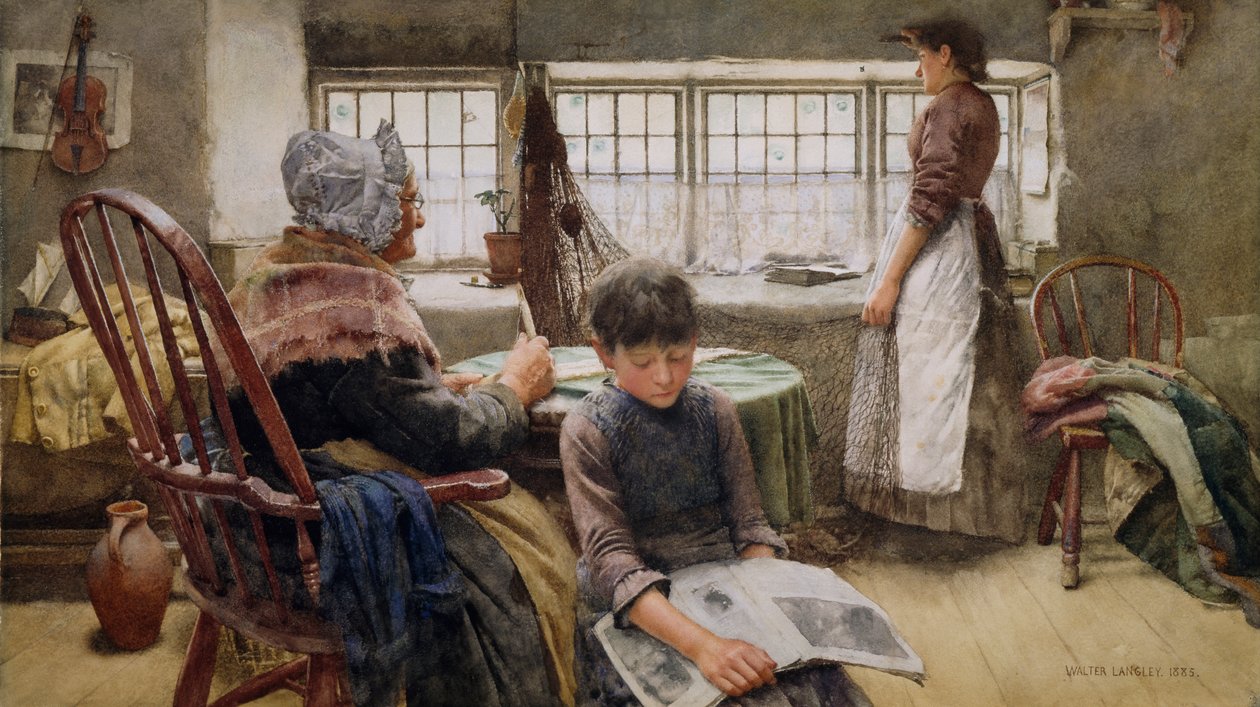 Emlékek, 1885 alkotó: Walter Langley