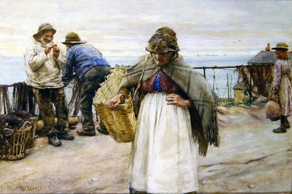 Newlyn High Street alkotó: Walter Langley