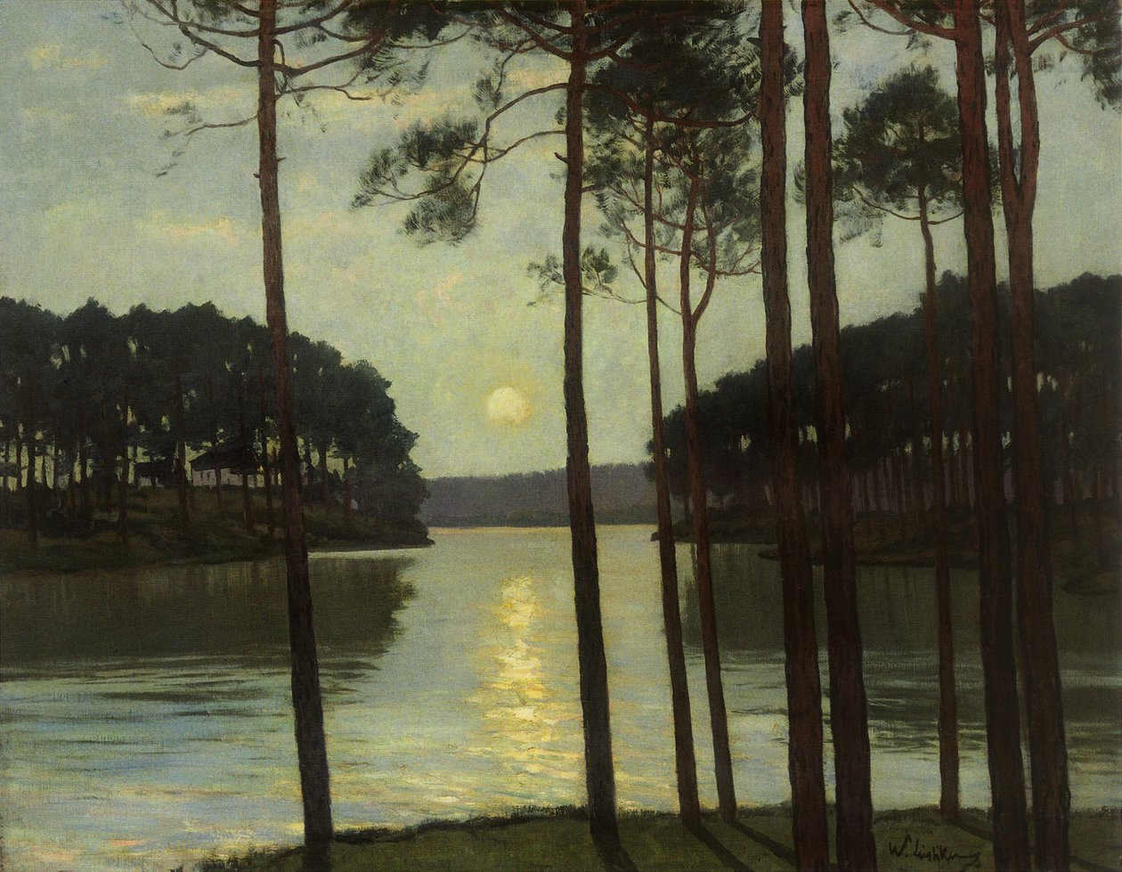 Esti hangulat a Schlachtensee-ben alkotó: Walter Leistikow