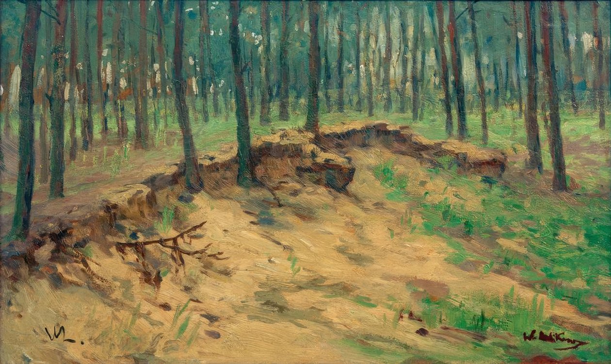 Erdő homokozóval alkotó: Walter Leistikow