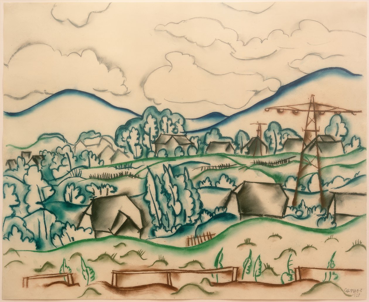 Sauerlandban, 1928 alkotó: Walter Ophey