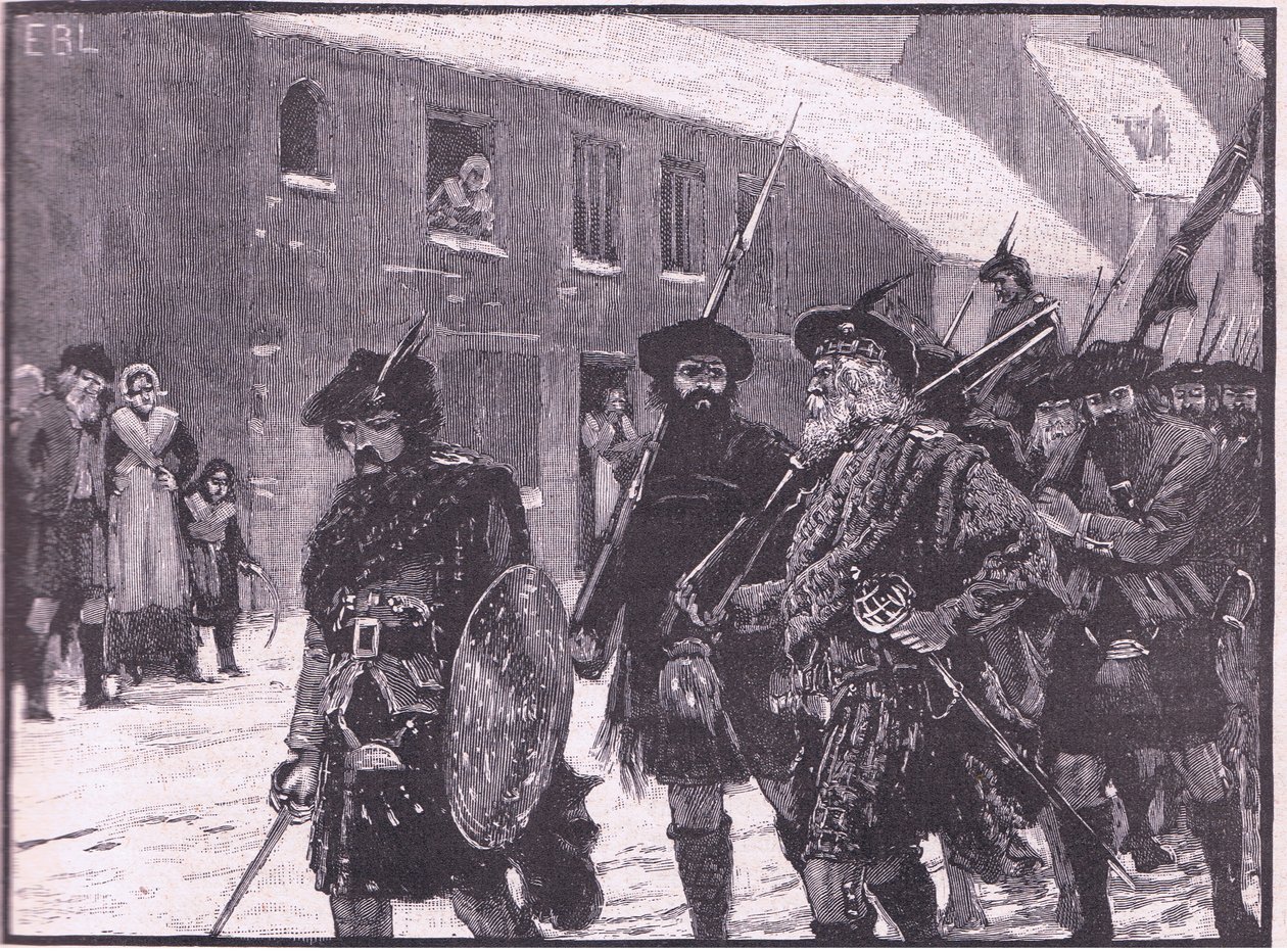 A felvidéki katonák visszavonulása 1716 AD 1716 alkotó: Walter Paget
