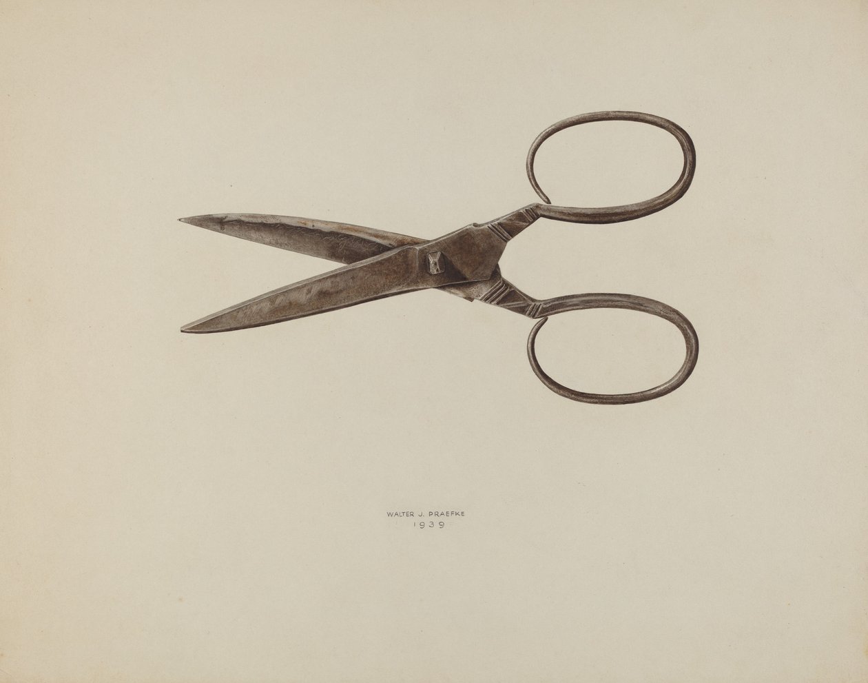 Olló, 1939. alkotó: Walter Praefke