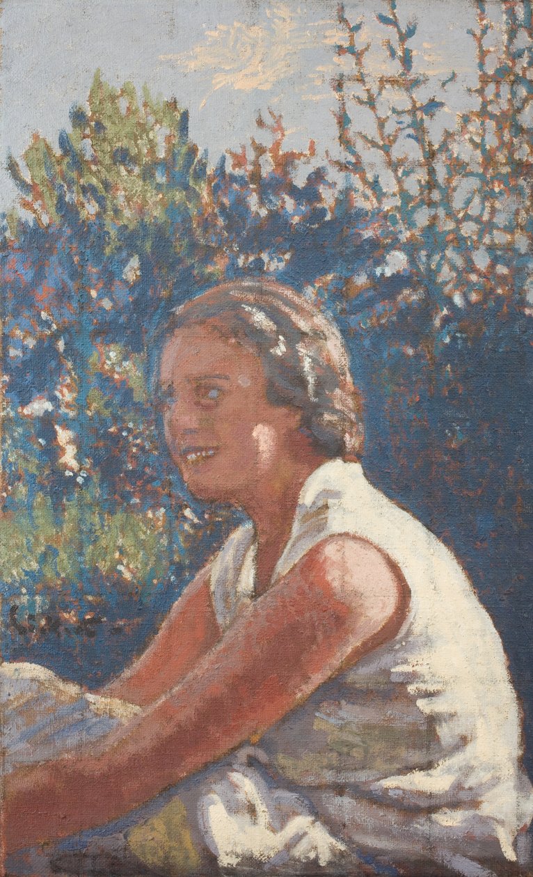 Diana Forbes-Robertson, 1933 körül (Olaj, vászon) alkotó: Walter Richard Sickert