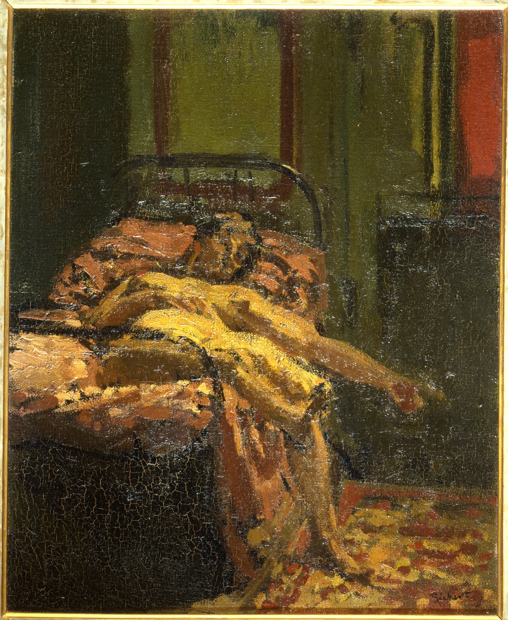 Lány egy ágyon, Mornington Crescent alkotó: Walter Richard Sickert