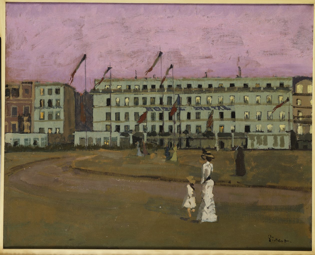 A Hotel Royal, Dieppe, 1894 körül alkotó: Walter Richard Sickert