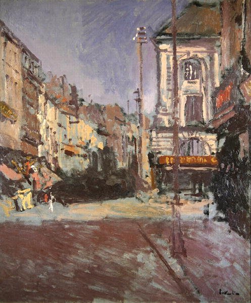 La Grande Rue, Dieppe (olaj, vászon) alkotó: Walter Richard Sickert