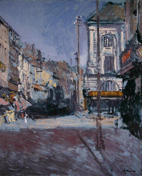 La Grande Rue, Dieppe, 1900 körül (olaj, vászon) alkotó: Walter Richard Sickert