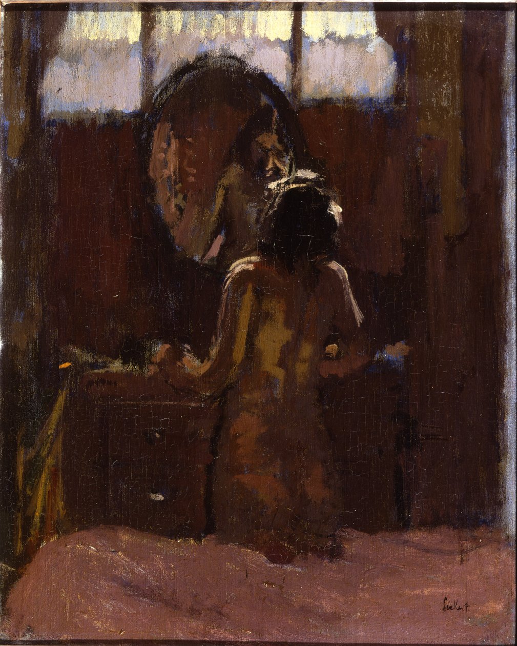 Akt tükör előtt, Mornington Crescent alkotó: Walter Richard Sickert