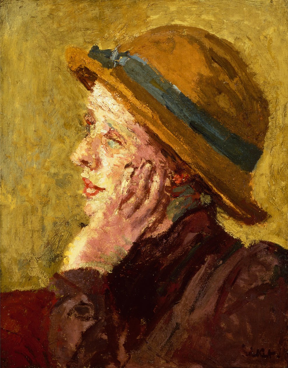 Hölgy portréja (olaj, vászon) alkotó: Walter Richard Sickert