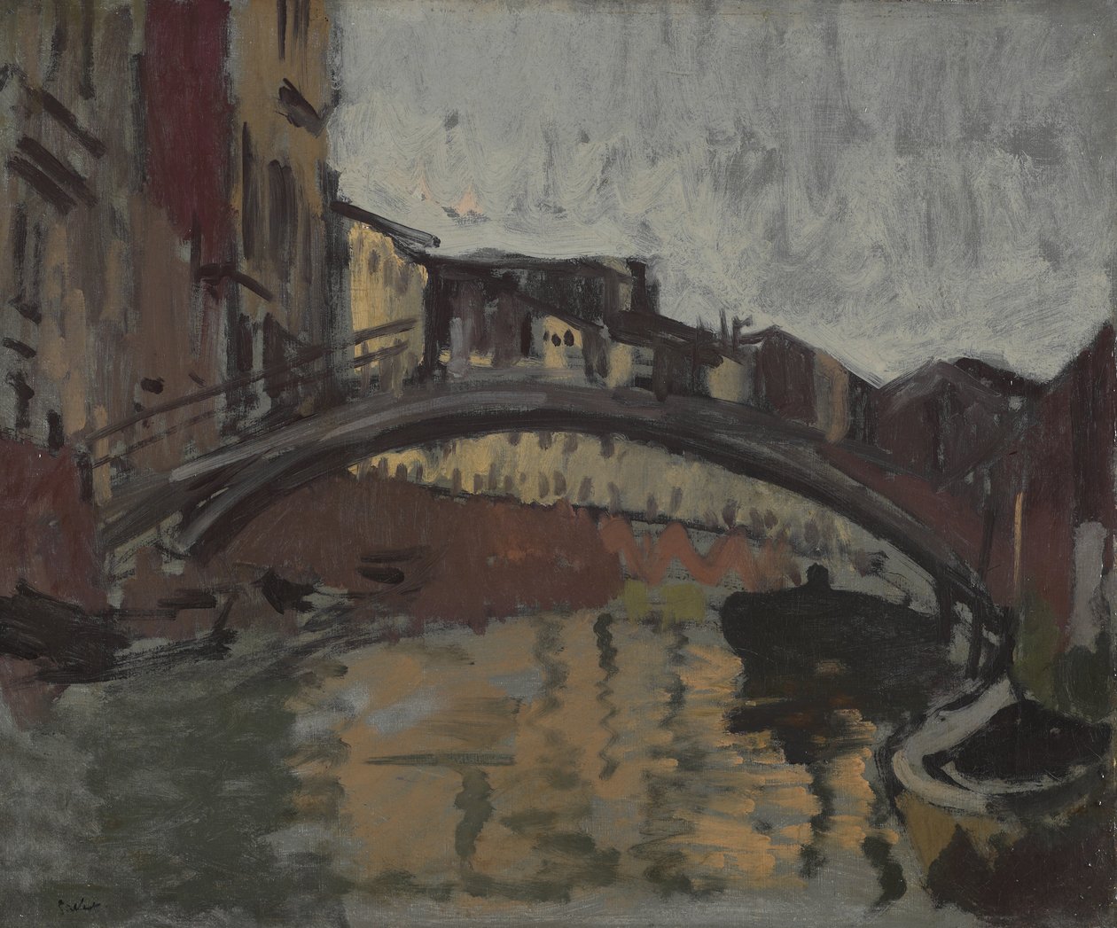 San Trovaso, Velence, 1904 körül alkotó: Walter Richard Sickert