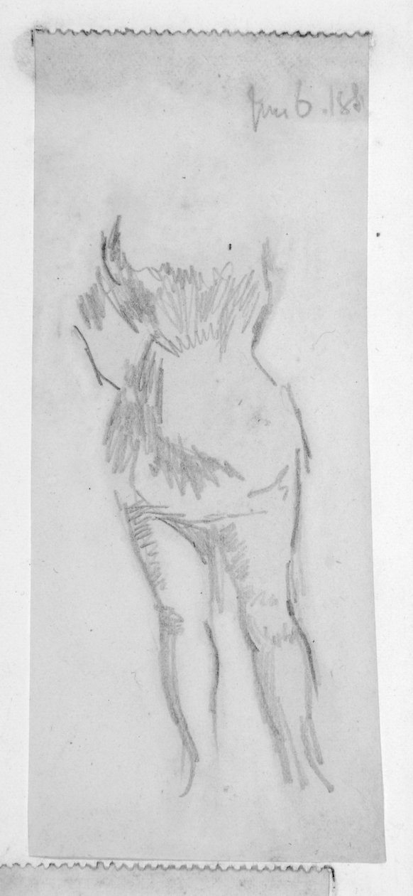 Vázlat egy női alakról alkotó: Walter Richard Sickert