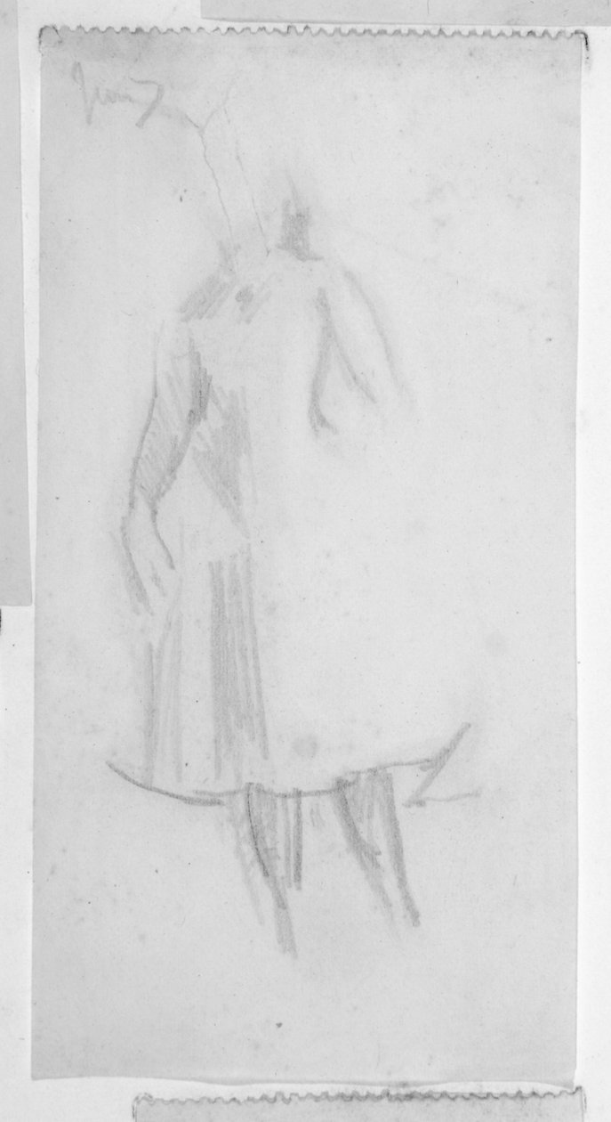 Vázlat egy női alakról alkotó: Walter Richard Sickert