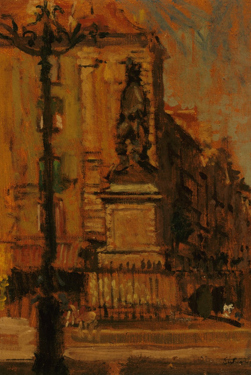 Duquesne szobra, Dieppe (olaj) alkotó: Walter Richard Sickert