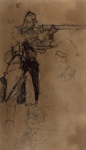 Tanulmány katonának alkotó: Walter Richard Sickert