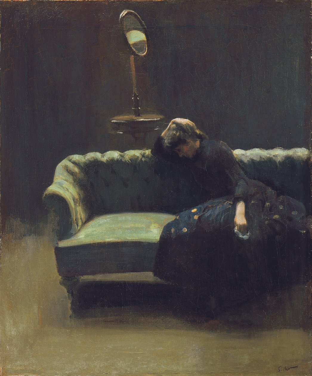 A megbízott menedzser vagy próba: A törvény vége, 1885-6 alkotó: Walter Richard Sickert