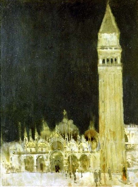 The Campanile, Velence, 1896-97 (olaj, vászon) alkotó: Walter Richard Sickert