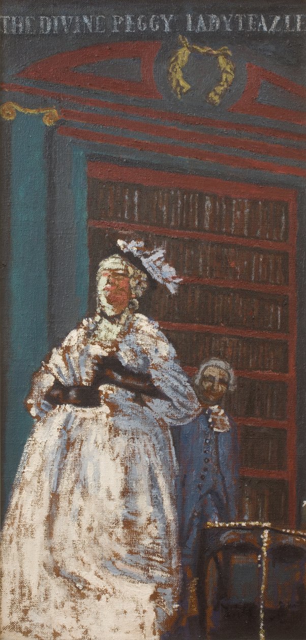 Az isteni Peggy - Lady Teazle alkotó: Walter Richard Sickert