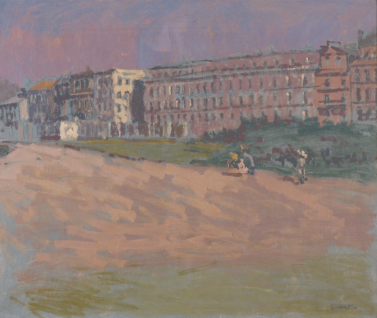 A Hotel Royal, Dieppe, 1900-01 körül (olaj, vászon) alkotó: Walter Richard Sickert