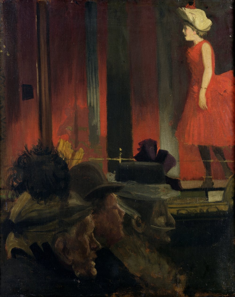 Zeneterem, 1889 alkotó: Walter Richard Sickert
