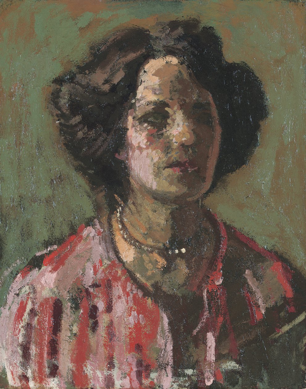 A gyöngy nyaklánc, 1907-2008 körül alkotó: Walter Richard Sickert