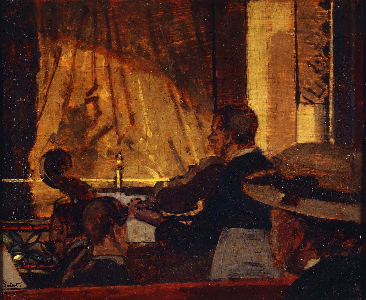 The Pit at the Old Bedford, 1889 körül alkotó: Walter Richard Sickert