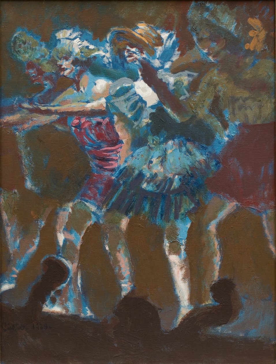 A Plaza Tiller lányok alkotó: Walter Richard Sickert