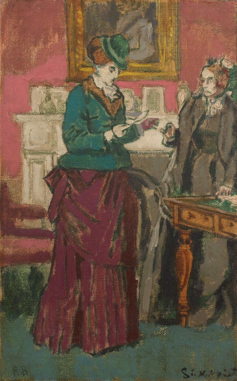 A javaslat [Robert Barnes után], 1931-32 körül (Olaj, vászon) alkotó: Walter Richard Sickert