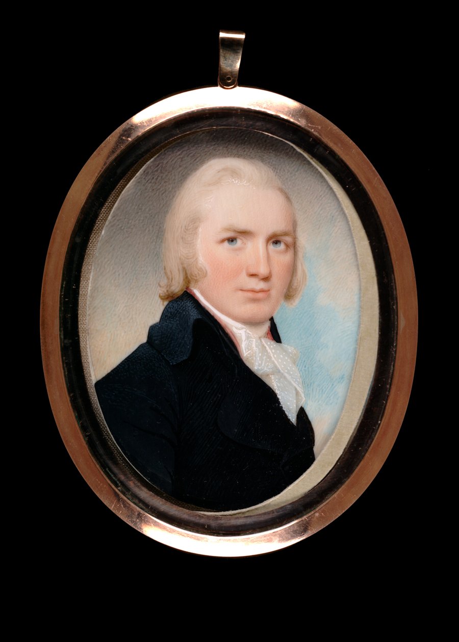 Egy úriember portréja, kb. 1796. alkotó: Walter Robertson