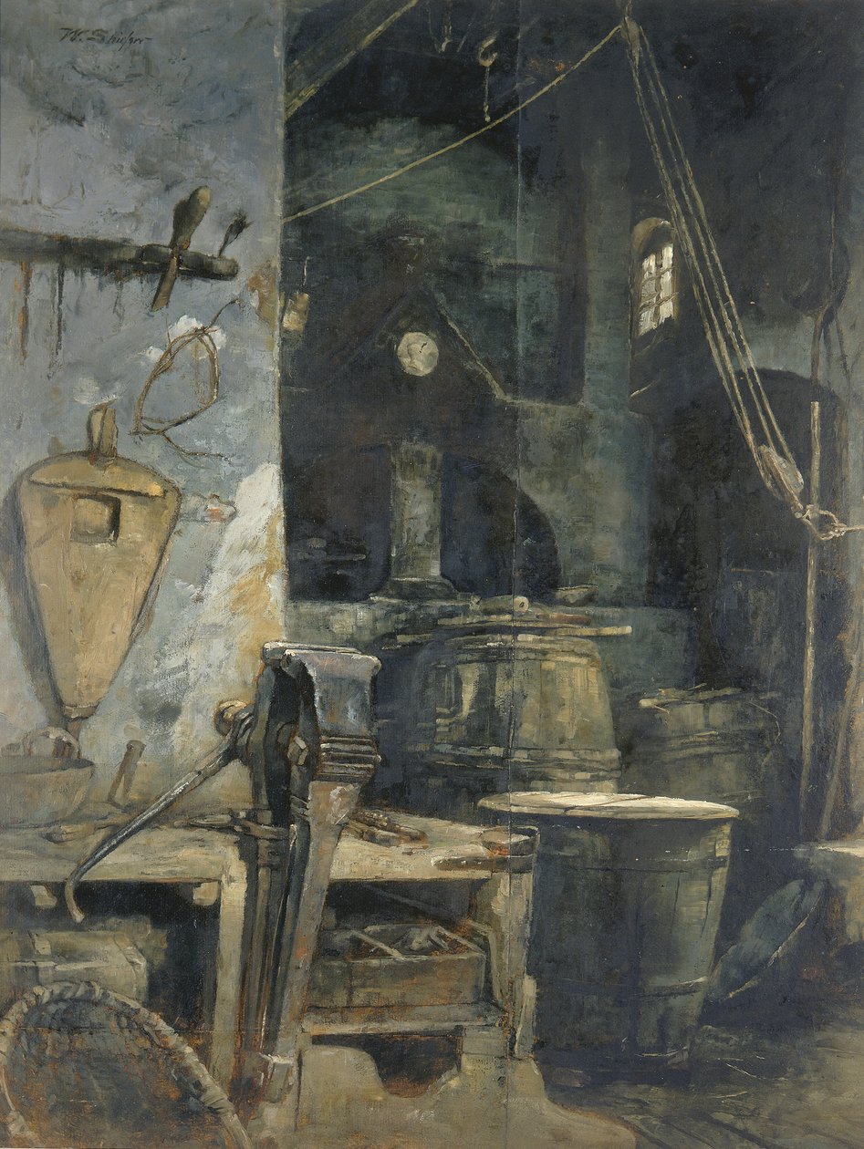Bell Foundry, Németország, kb. 1874. alkotó: Walter Shirlaw