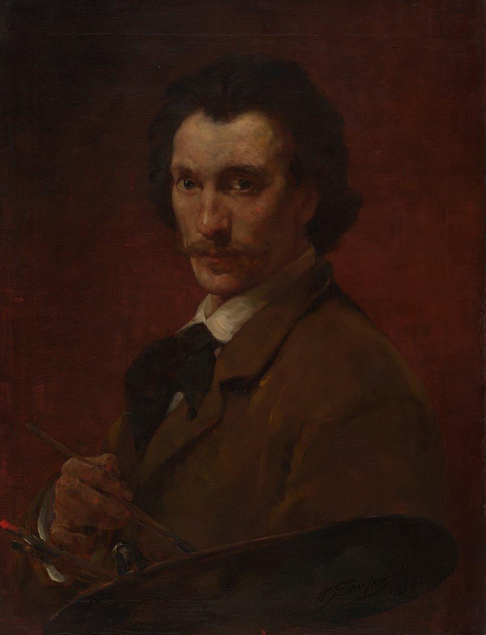 Önarckép alkotó: Walter Shirlaw