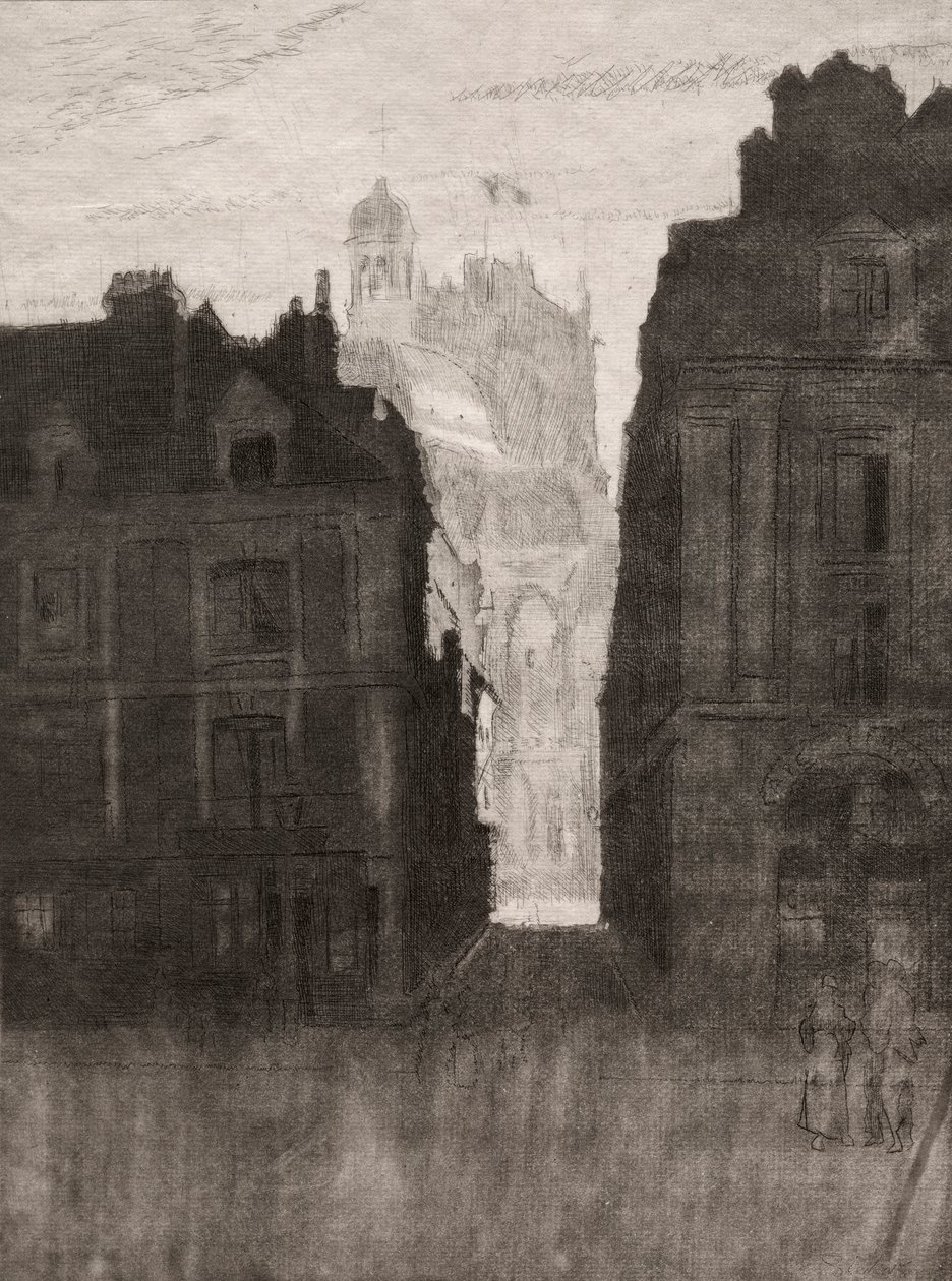 Dieppe, Notre Dame Street alkotó: Walter Sickert