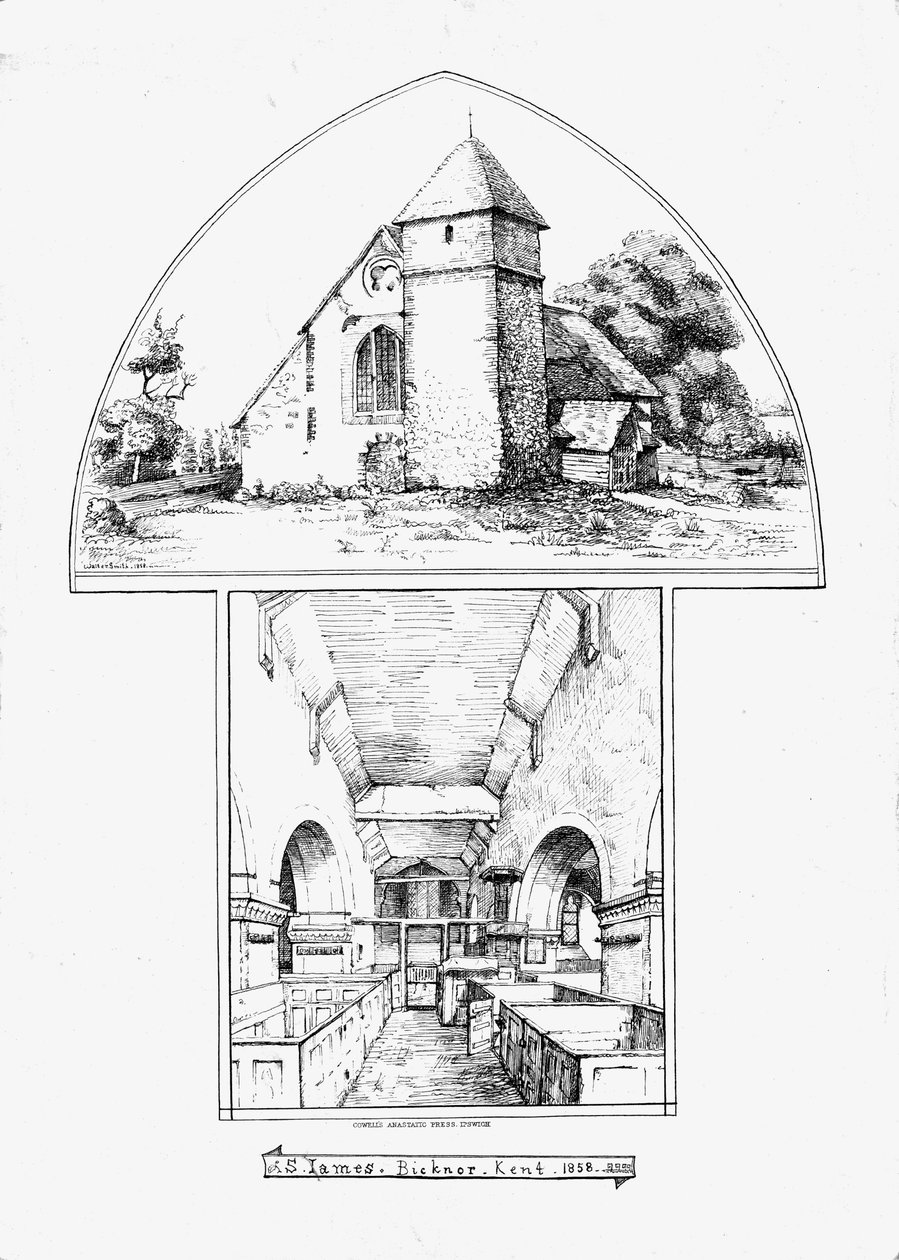 St. James, Bicknor, Kent, 1858. alkotó: Walter Smith