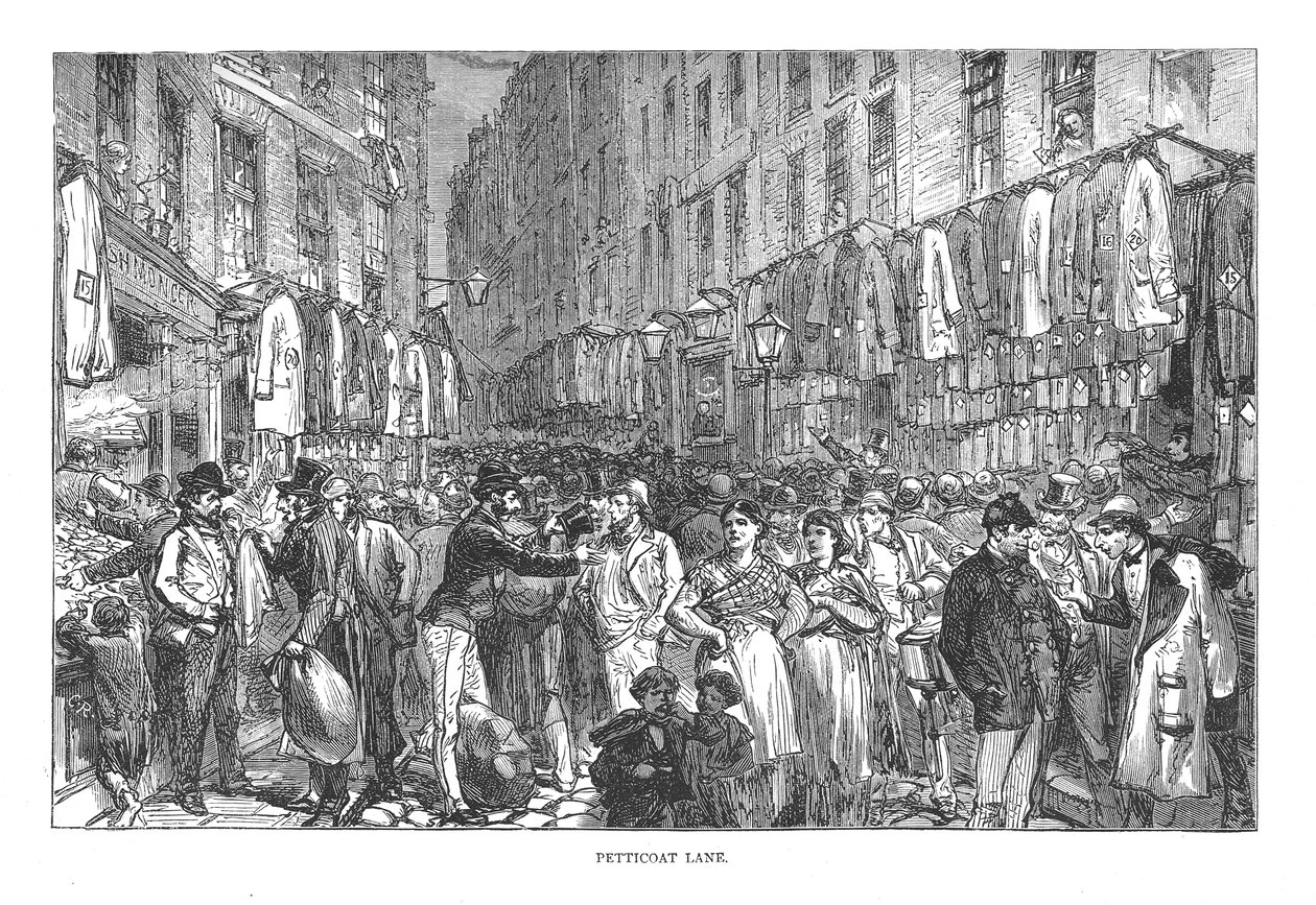 Petticoat Lane, 1878 alkotó: Walter Thornbury