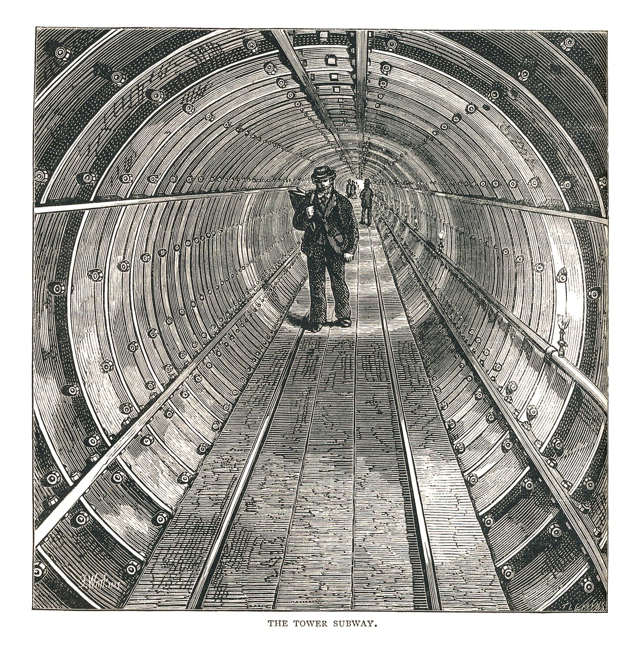 A Tower Tunnel, 1878 alkotó: Walter Thornbury