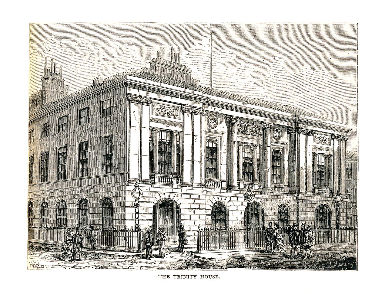 A Szentháromság háza, 1878 alkotó: Walter Thornbury