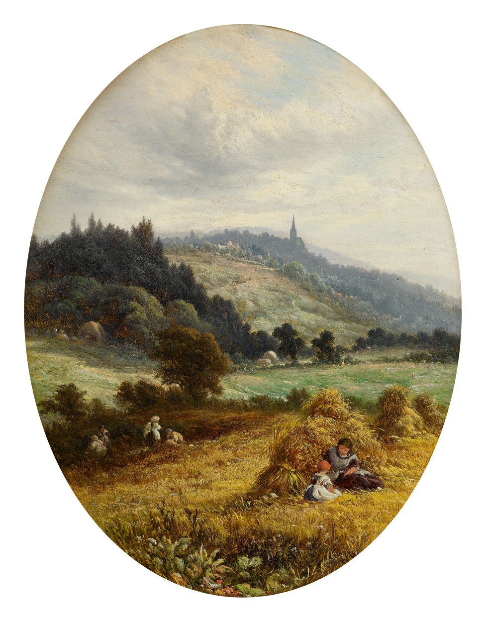 Betakarítási idő Earlswoodban, Redhill közelében, Surrey államban alkotó: Walter Williams