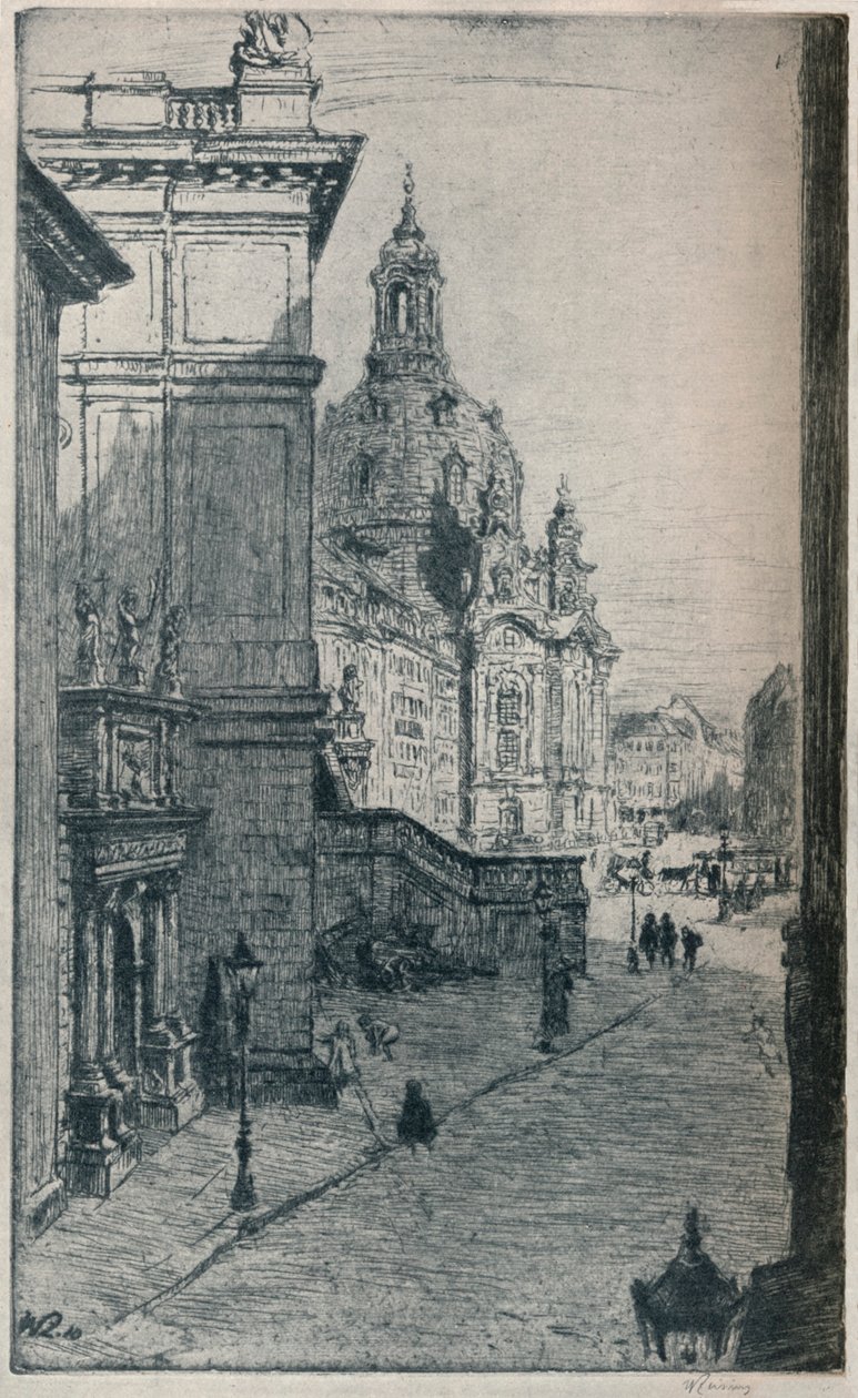 Judenhof, Drezda, 1913 alkotó: Walter Zeising