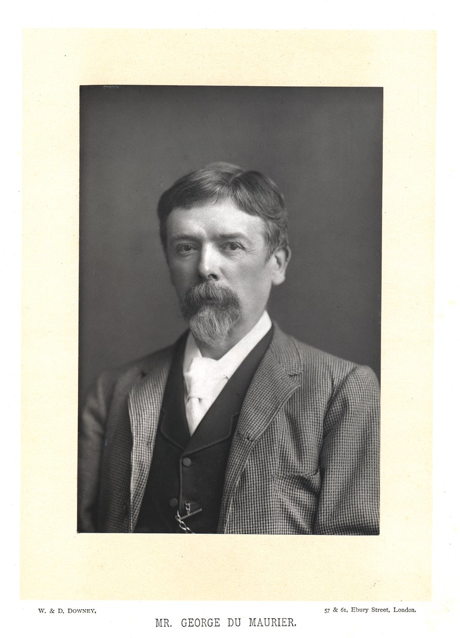 George Du Maurier brit író és művész, 1895. alkotó: WandD Downey