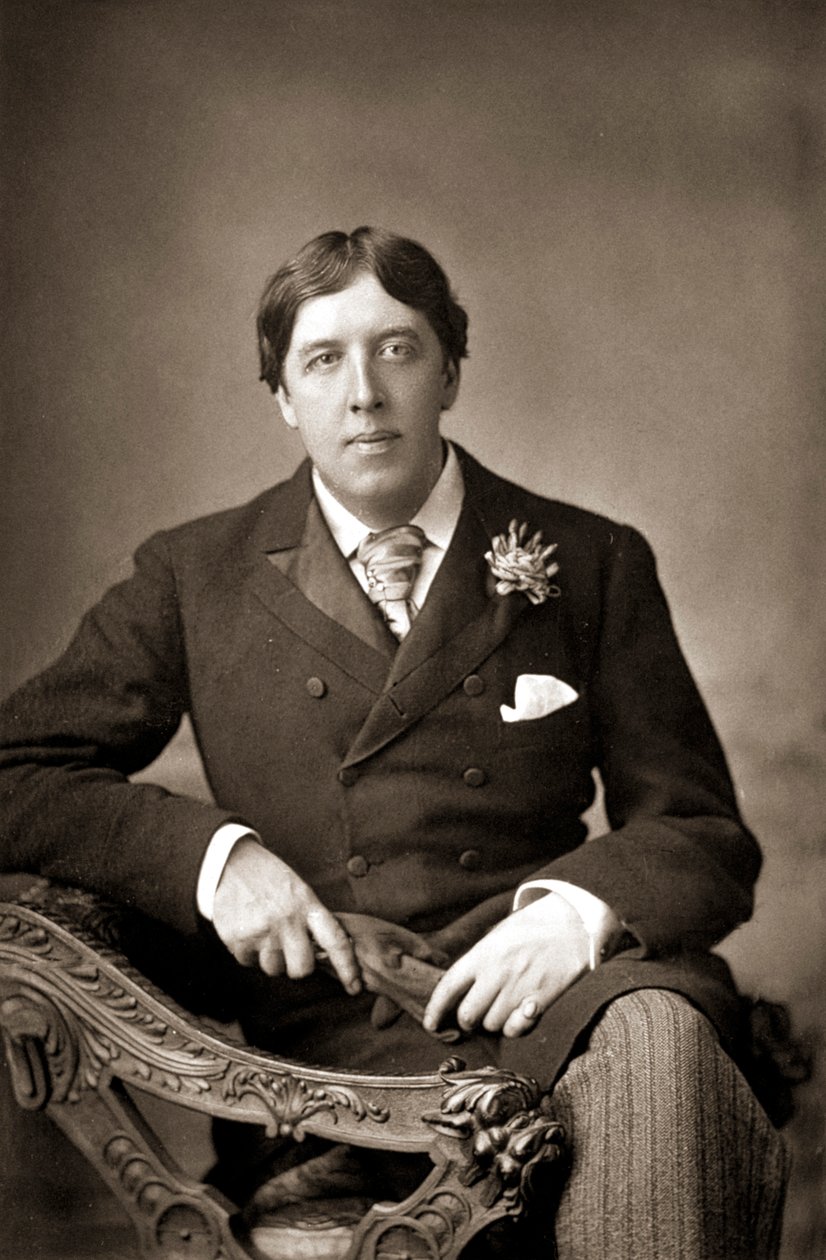 Oscar Wide ír író, szellemes és drámaíró, 1890 alkotó: WandD Downey