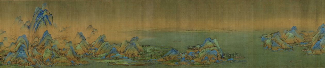 Ezer Li folyók és hegyek alkotó: Wang Ximeng