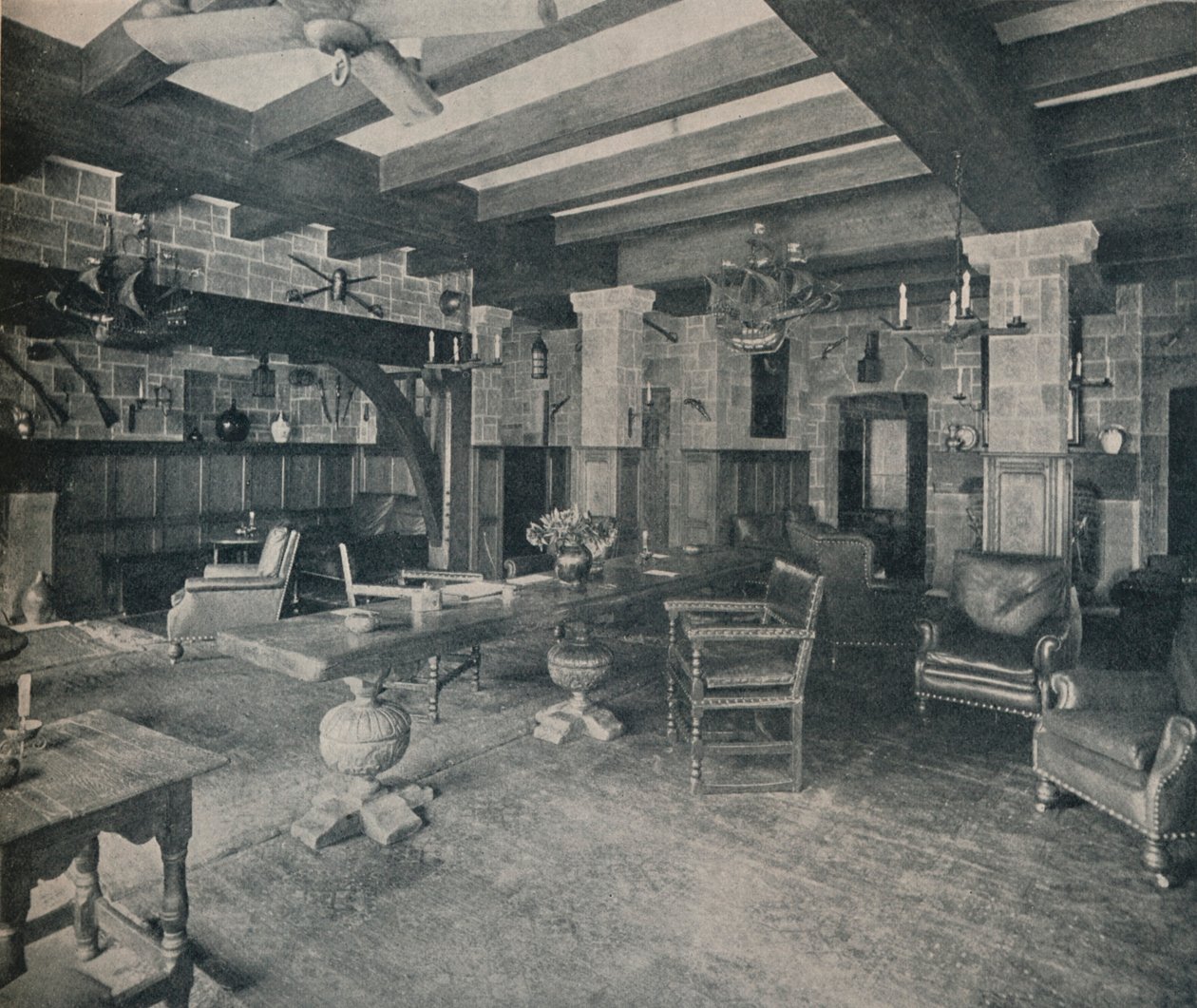 "The Buccaneer Room, Carlyle Club, Piccadilly", 1915 alkotó: Waring and Gillow