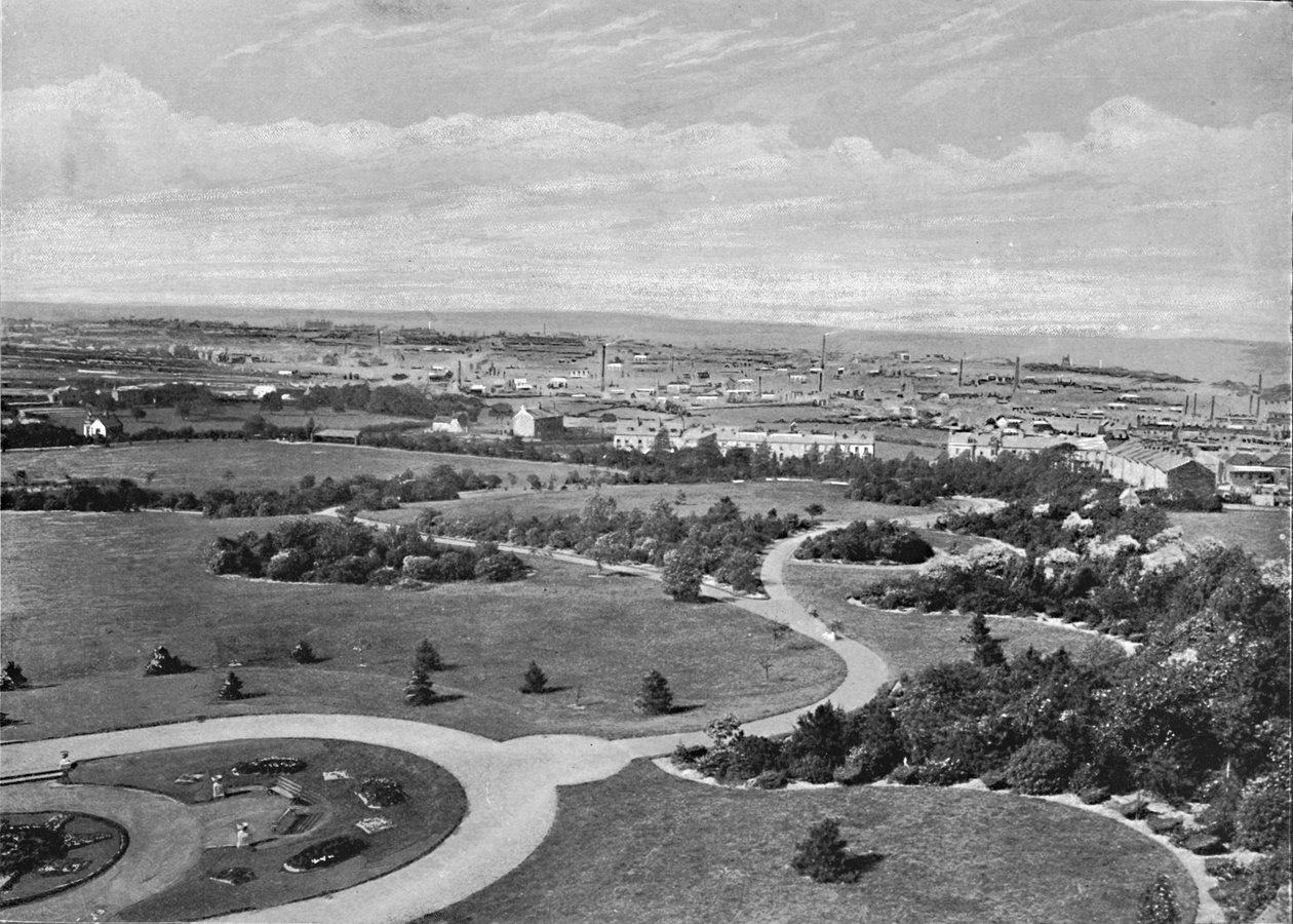 Barnsley Park és Town, 1896 alkotó: Warner Gothard