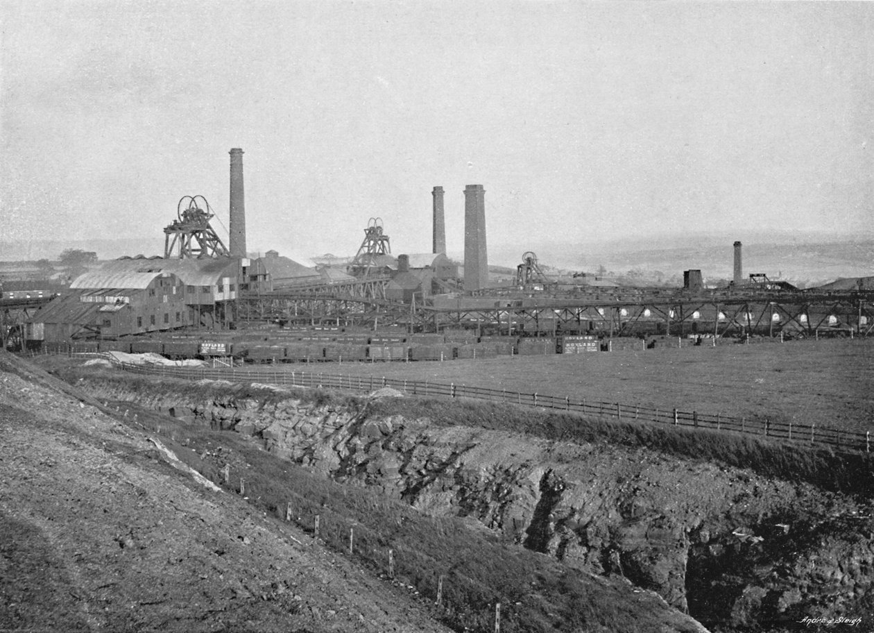 Hoyland Silkstone Collieries, Yorkshire, 1896 alkotó: Warner Gothard