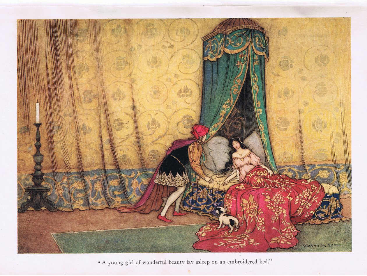 Egy fiatal, csodálatosan szép lány alkotó: Warwick Goble